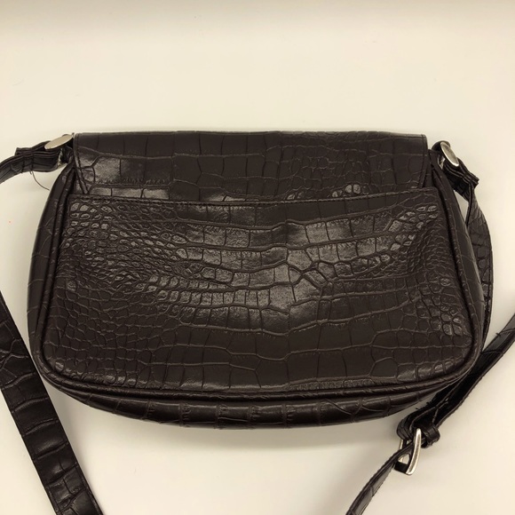 Frankie & Johnny purse/bag,alligator look,14” drop - Picture 6 of 12